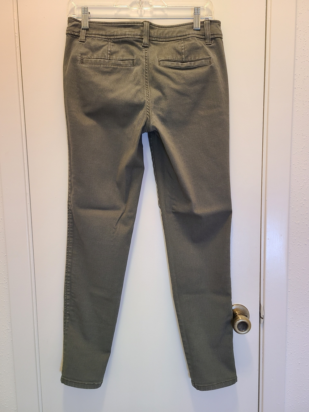 Stitch Fix Market & Spruce Olive Mid Rise Skinny Chinos Women's Size 4 - Picture 3 of 5